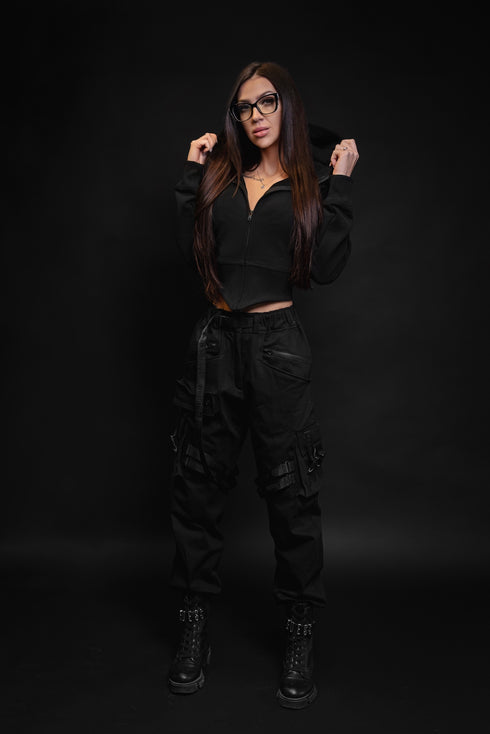 NØIRTEK ZIP CARGO PANTS WOMEN