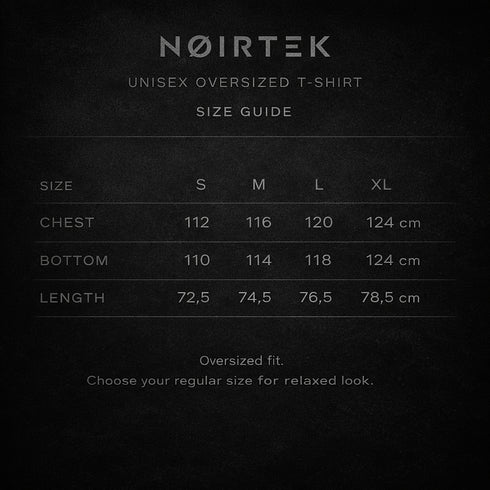 NØIRTEK Unisex Oversized T-shirt BØRN ØF NØISE